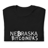 Nebraska Bitcoiners T-Shirt (White Logo)