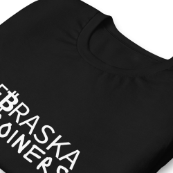 Nebraska Bitcoiners T-Shirt (White Logo)