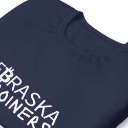 Nebraska Bitcoiners T-Shirt (White Logo)