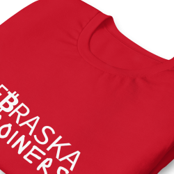 Nebraska Bitcoiners T-Shirt (White Logo)