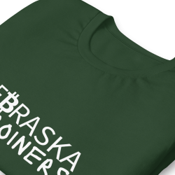 Nebraska Bitcoiners T-Shirt (White Logo)