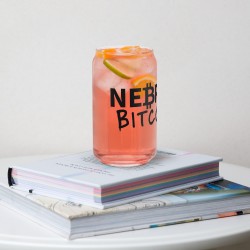 Can-shaped glass