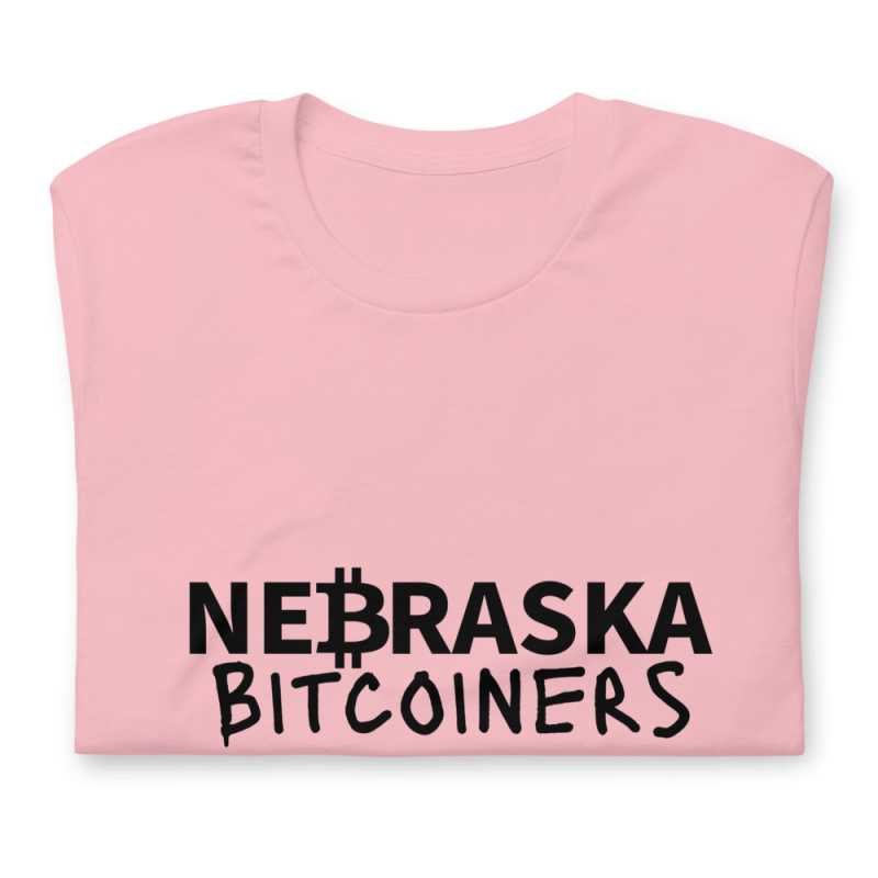 Nebraska Bitcoiners T-Shirt (Black Logo)