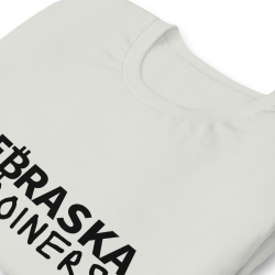 Nebraska Bitcoiners T-Shirt (Black Logo)