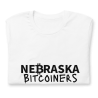 Nebraska Bitcoiners T-Shirt (Black Logo)